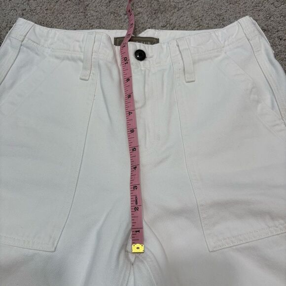 NWT J. Crew Point Sur Wide Leg Carpenter Jean White Size 26 - Picture 9 of 12